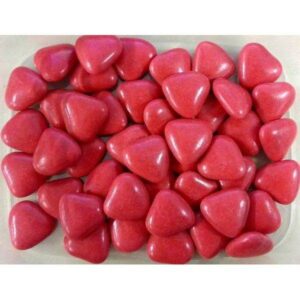 Čokoládová srdíčka červená (1 kg)