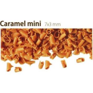 Čokoládové hobliny karamelové mini (80 g)