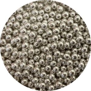 Cukrové perly stříbrné malé (50 g)