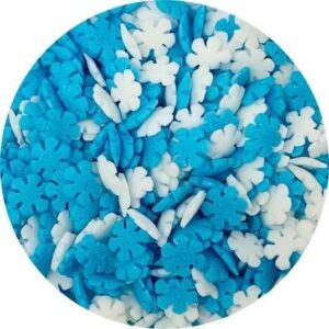 Cukrové vločky bílé a modré (50 g)