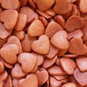 Cukrové zdobení glimmer hearts 65g - Scrumptious