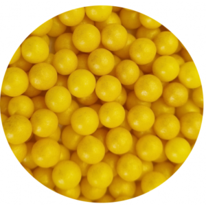 Cukrovéperličky žluté 60g - Dekor Pol