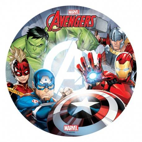 Jedlý papír na dort Avengers - Marvel 20cm - Dekora