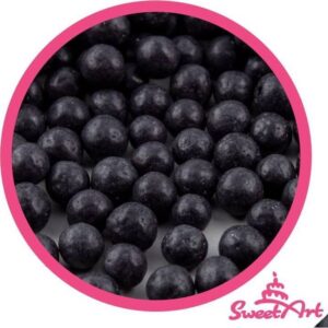 SweetArt cukrové perly černé 7 mm (80 g)