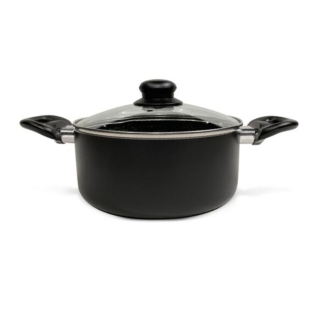 Kastrol s poklicí KITCHISIMO Nero ø20cm 2