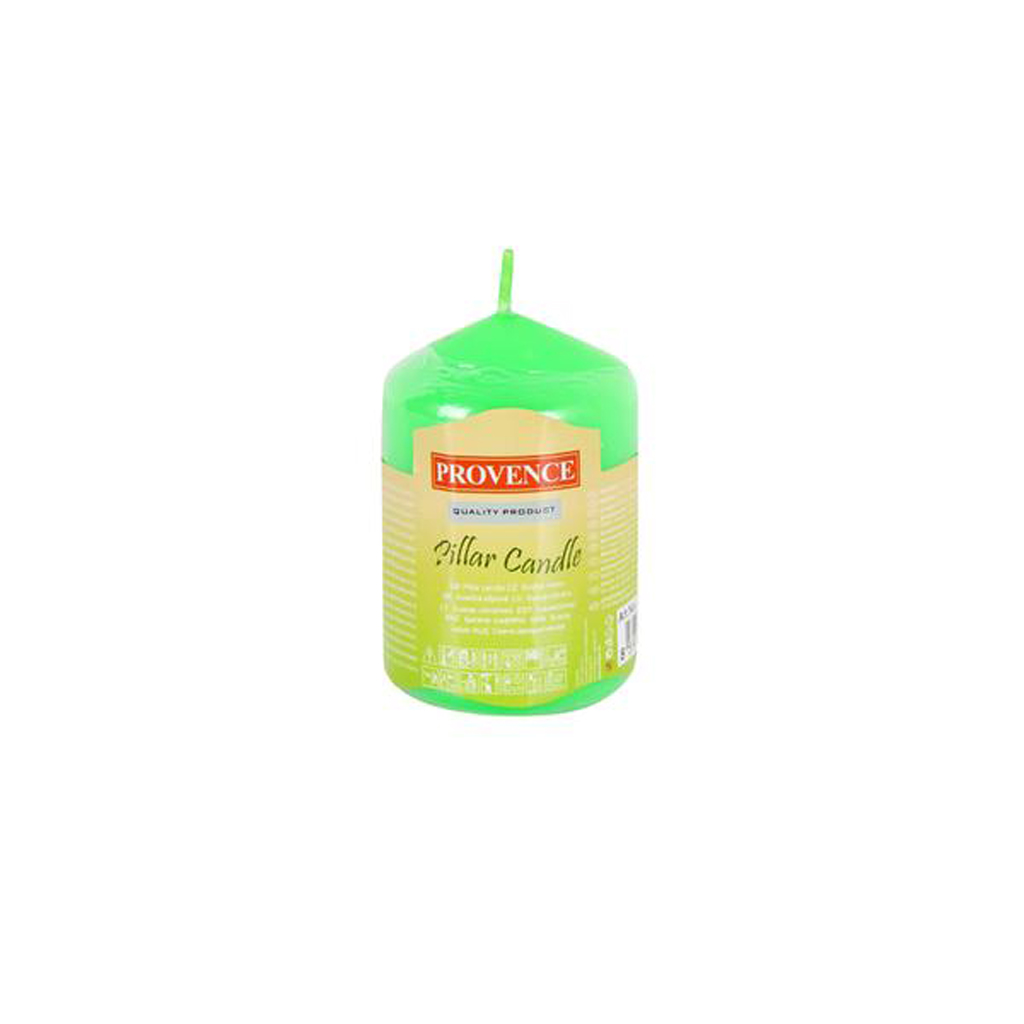 Neparfemovaná svíčka PROVENCE 8cm zelená