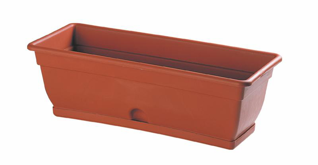 Plastový truhlík s podmiskou HEIDRUN Bell 50x20x17cm