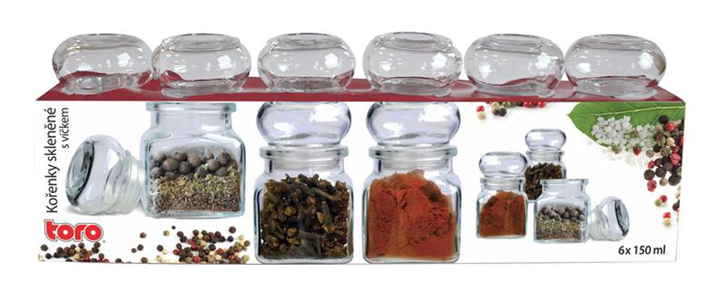 Provence Skleněná kořenka TORO 150ml  set 6ks
