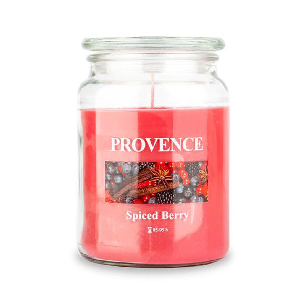 Vonná svíčka ve skle PROVENCE 95 hodin spiced berry
