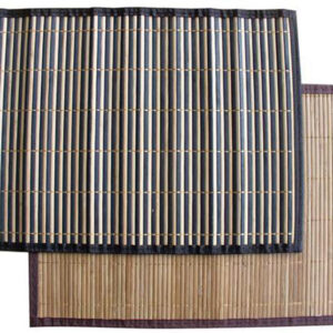 Bambusové prostírání 4ks TORO 30x45cm s obrubou Varianta: ČERNÁ