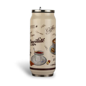 Nerezový termohrnek s pítkem TORO 400ml café du Jour