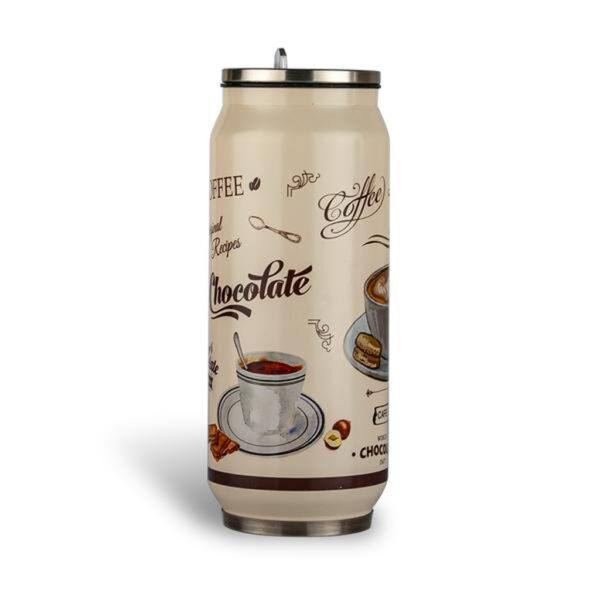 Nerezový termohrnek s pítkem TORO 400ml café du Jour