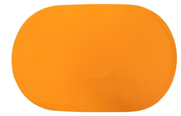 Plastové prostírání ovál TORO 29x44cm oranžové