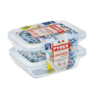 SADA OBDÉLNÍKOVÝCH DÓZ PYREX 2X0