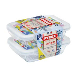 SADA OBDÉLNÍKOVÝCH DÓZ PYREX 2X0