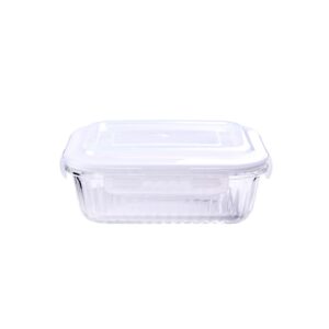 Skleněná zapékací miska s víkem KITCHISIMO 640ml borosilikát