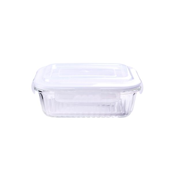 Skleněná zapékací miska s víkem KITCHISIMO 640ml borosilikát