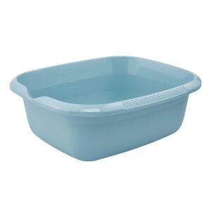 Plastové čtvercové umyvadlo KEEEPER 38x32cm modrá