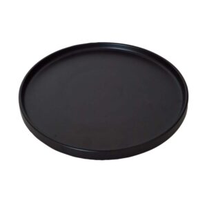 Keramický jídelní talíř KITCHISIMO 26cm černý mat