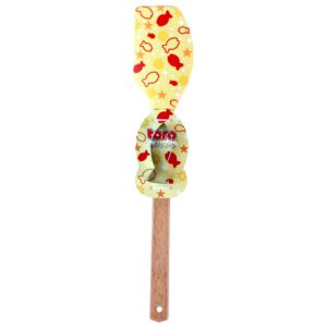 Silikonová stěrka s vykrajovátkem TORO 32cm MIX vánočních motivů