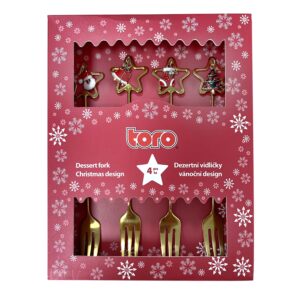 Vánoční dezertní vidlička TORO 4ks