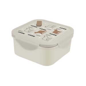 TORO Plastový svačinový box s ventilem KITCHISIMO 1200ml medvídek