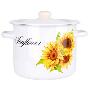 Smaltovaný hrnec s poklicí TORO 5