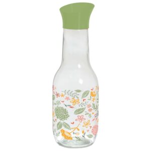 Skleněná karafa s víčkem TORO 1l botanica