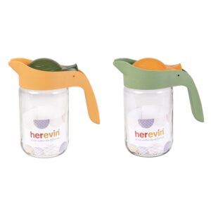 Skleněný džbán s víčkem TORO 660ml MIX barev