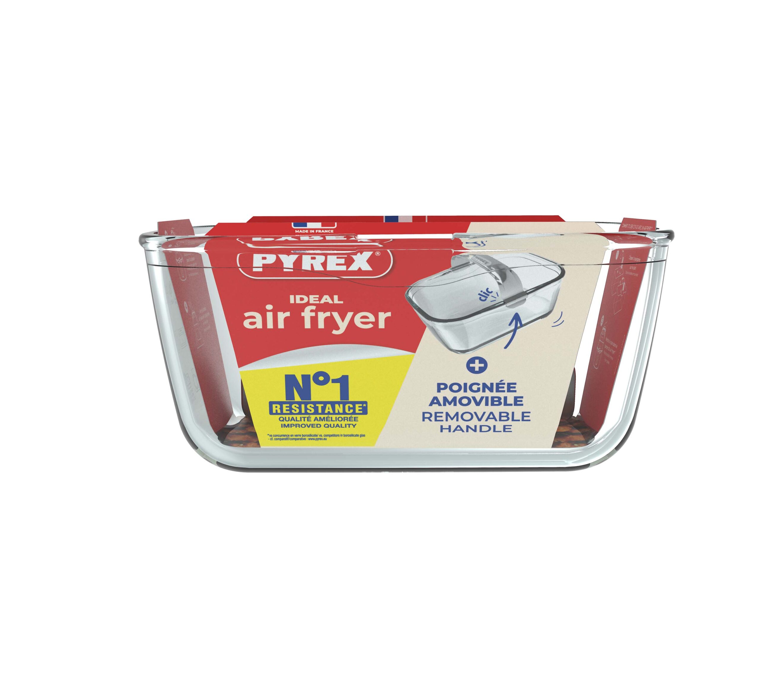 Skleněná mísa do horkovzdušné fritézy PYREX 20x14cm/1